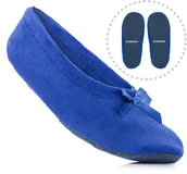 Kapcie damskie - Balerinki Kapcie Welurowe, Baletki R. 29/30 - miniaturka - grafika 1