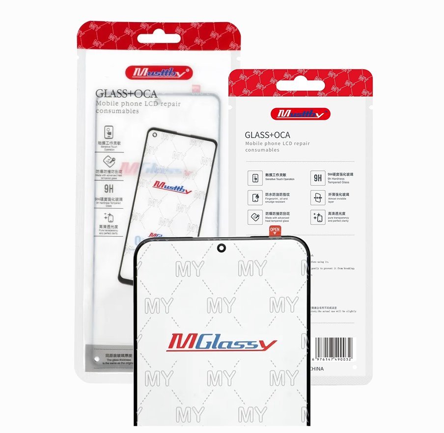 Szybka Szkło Wyświetlacza MUSTTBY z OCA do Samsung Galaxy S22 Plus SM-S906B
