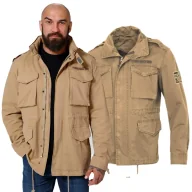 Odzież taktyczna i umundurowanie - Kurtka Pit Bull M65 Military Jacket '24 - Sand XL - miniaturka - grafika 1