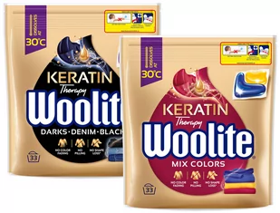 Woolite kapsułki do prania 66 sztuk zestaw dark + color - Środki do prania - miniaturka - grafika 1