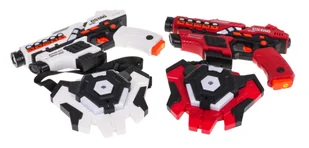 Zestaw Pistoletów Laserowych + Tarcze Z Funkcją Dymu - Zabawki militarne - miniaturka - grafika 2
