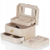 Kosmetyczki, organizery i kuferki - Duża szkatułka kuferek etui na biżuterię Monnari - miniaturka - grafika 1