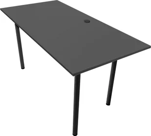 Biurko Zdesk Zdesk Grafitowe 138 cm x 68 cm - Biurka - miniaturka - grafika 1