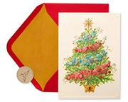 Kartki okolicznościowe i zaproszenia - Papyrus Ozdobne kartki świąteczne w pudełku ze złotymi foliowymi czerwonymi kopertami, 12 sztuk - miniaturka - grafika 1