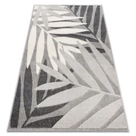 Dywany - Dywan FEEL 1827/16811 LIŚCIE szary / krem beżowy 280x370 cm - miniaturka - grafika 1