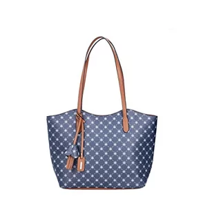 Torebki damskie - Rieker Women's H1056 Shopper, niebieski - grafika 1