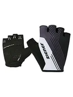 Skarpetki dla dzieci - Ziener męskie CRISTOFFER, rower wyścigowy, rękawice rowerowe, krótkie palce, oddychające, amortyzujące, antypoślizgowe, czarne, 6,5 - miniaturka - grafika 1