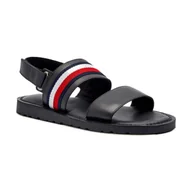 Sandały męskie - Tommy Hilfiger Skórzane sandały - miniaturka - grafika 1