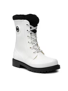 Botki damskie - Michael Kors MICHAEL Kalosze Montaigne Rainboot 40F1MNFB8Q Biały - grafika 1