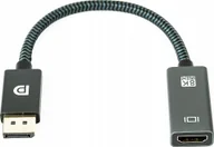 Złącza, przejściówki, adaptery - Pawonik Adapter AV ADAPTER DP DO HDMI 8K KABEL PRZEJŚCIÓWKA UHD - miniaturka - grafika 1