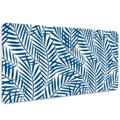 Podkładki na biurko - Mata ochronna na blat Geometryczne liście 100x50 cm, Dywanomat - miniaturka - grafika 1