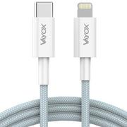 Kable USB - Kabel USB-C - Lightning 20W 3A 1m premium line VA0106 Vayox - miniaturka - grafika 1