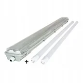 Oprawy, klosze i abażury - Oprawa hermetyczna 2x świetlówka Led 1800LM 840 120C IP65 Heda HDL236KOM - miniaturka - grafika 1