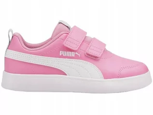 Buty dla dziewczynek - BUTY dziecięce PUMA COURTFLEX 371543-23 rzepy 32 - grafika 1