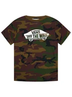 Koszulki dla chłopców - Vans T-Shirt Otw Boys VN000IVE Zielony Classic Fit - miniaturka - grafika 1