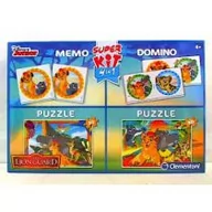 Puzzle - Clementoni 2x30 ELEMENTÓW Memo Domino Lwia straż WGCLEG0UDD06757 - miniaturka - grafika 1