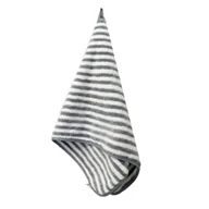 Ręczniki - Ręcznik Pure Stripes 35x75 szary biały pasy z mikrofibry Home 2023 - miniaturka - grafika 1
