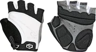 Rękawiczki rowerowe - Author Rękawiczki rowerowe Author Lady Comfort Gel czarno-białe L uniwersalny - miniaturka - grafika 1