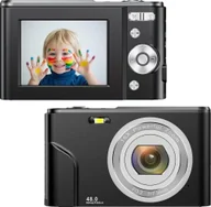 Aparaty Cyfrowe - INF Aparat cyfrowy 1080P 48 megapikseli z 16-krotnym zoomem Czarny - miniaturka - grafika 1