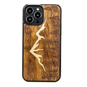 Etui i futerały do telefonów - Bewood Drewniane Etui do iPhone 13 Pro Max (Góry Imbuia) BWD08732 - miniaturka - grafika 1