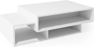 Ławy i stoliki kawowe - Vicco Stolik kawowy Bari, 105 x 32 cm, Biały - miniaturka - grafika 1