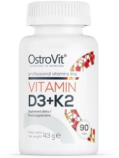 Ostrovit Vitamin D3 + K2 90 Tabletek Witaminy (OST/154) - Witaminy i minerały - miniaturka - grafika 4