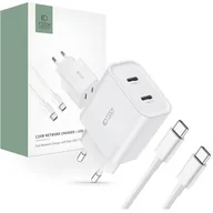 Ładowarki do telefonów - Ładowarka sieciowa TECH-PROTECT C20W PD20W Biały - miniaturka - grafika 1