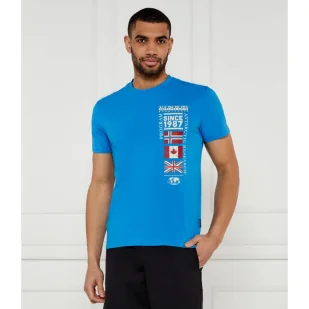 Napapijri T-shirt S-TURIN Regular Fit - Koszulki męskie - miniaturka - grafika 1