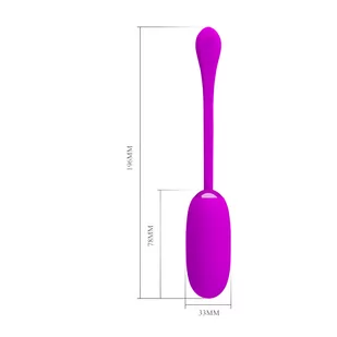 Pretty Love boss of toys JULIUS EGG Purple 12 function vibrations - Wibratory i masażery - miniaturka - grafika 3