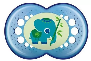 Smoczki dla dzieci Mam Baby Dummy Original 6+ Silicone Blue - Smoczki uspokajające - miniaturka - grafika 1