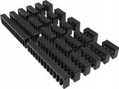 Akcesoria do komputerów stacjonarnych - AsiaHorse Czarne grzebienie combs do uporządkowania przewodów AsiaHorse - miniaturka - grafika 1