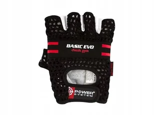 POWERSYSTEM POWER-SYSTEM RĘKAWICZKI BASIC EVO-RED-XL - Rękawice do ćwiczeń - miniaturka - grafika 1