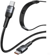 Kable USB - Cable USAMS SJ759 U89 100W Fast Charging with massager black - miniaturka - grafika 1
