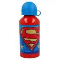 Bidony dla dzieci - Bidon aluminiowy SUPERMAN 400ml - miniaturka - grafika 1