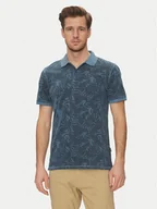 Koszulki męskie - Blend Polo 20718251 Niebieski Regular Fit - miniaturka - grafika 1