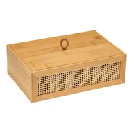 Koszyki łazienkowe - Bambusowy organizer łazienkowy Wenko Allegre, 22x7 cm - miniaturka - grafika 1