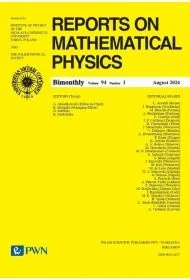 Reports on Mathematical Physics Volume 94/1 Polska - Czasopisma - miniaturka - grafika 1