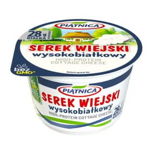 Piątnica - Serek wiejski wysokobiałkowy 28g białka - Sery - miniaturka - grafika 1