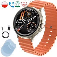 Smartwatch - Rubicon Ultra Pomarańczowy - miniaturka - grafika 1