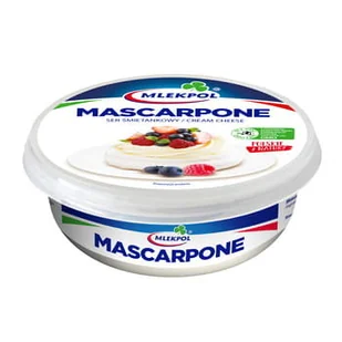 Ser Śmietankowy Mascarpone Kubek 250G Mlekpol - Szybkie dania obiadowe - miniaturka - grafika 1