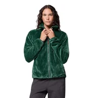 Kurtki damskie - Columbia Damska kurtka polarowa Fire Side 2 Sherpa z zamkiem błyskawicznym na całej długości, Rain Forest, XS - miniaturka - grafika 1