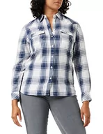 Koszule damskie - Wrangler Damska koszula westernowa, Barely Pink, XL - miniaturka - grafika 1