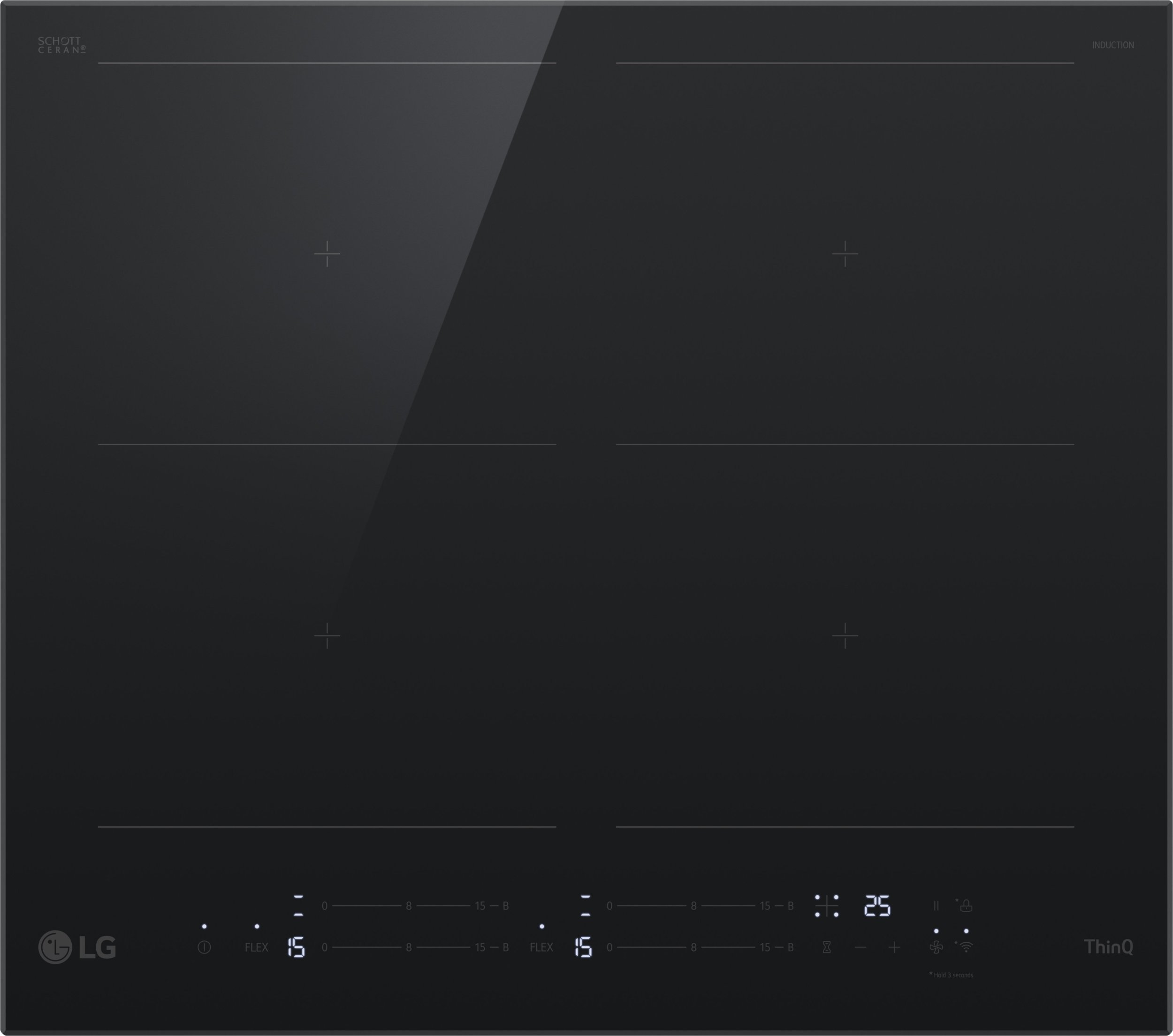 LG CBIZ2437B 59 cm 7400 W Płyta Indukcyjna