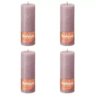 Aromaterapia - Świece pieńkowe Shine, 4 szt., 190x68 mm, popielaty róż Lumarko! - miniaturka - grafika 1