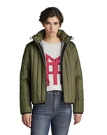 Kurtki damskie - G-STAR RAW Meefic Vertical Quilted kurtka damska, Zielony (shadow olive D22241-B958-B230), XL - miniaturka - grafika 1