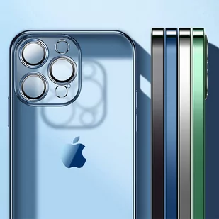 Joyroom Chery Mirror Case etui pokrowiec do iPhone 13 Pro obudowa z metaliczną ramką srebrny (JR-BP908 silver) - Etui i futerały do telefonów - miniaturka - grafika 3