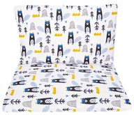 Pościel dla dzieci - POŚCIEL DO ŁÓŻECZKA NIEMOWLĘCA DZIECIĘCA POSZEWKI 120x90 - Bobry - miniaturka - grafika 1