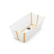 Wanienki dla dzieci - STOKKE Flexi Wanienka Kąpiel z korkiem Yellow - miniaturka - grafika 1