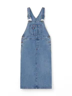 Spodnie damskie - salopette donna dickies bib long overall dress - dk0a4z6t k211 rinsed blue - miniaturka - grafika 1