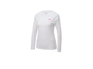 CRIVIT Koszulka funkcyjna damska z długim rękawem (Biały, M(40/42)) - Koszulki sportowe damskie - miniaturka - grafika 1